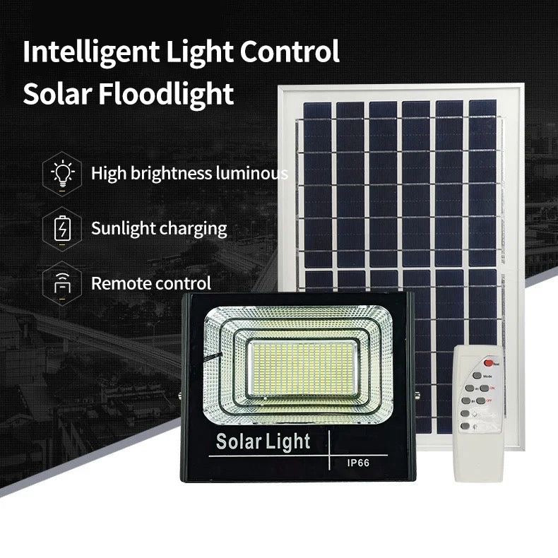 Proiector 1200 W cu Panou Solar Jortan !