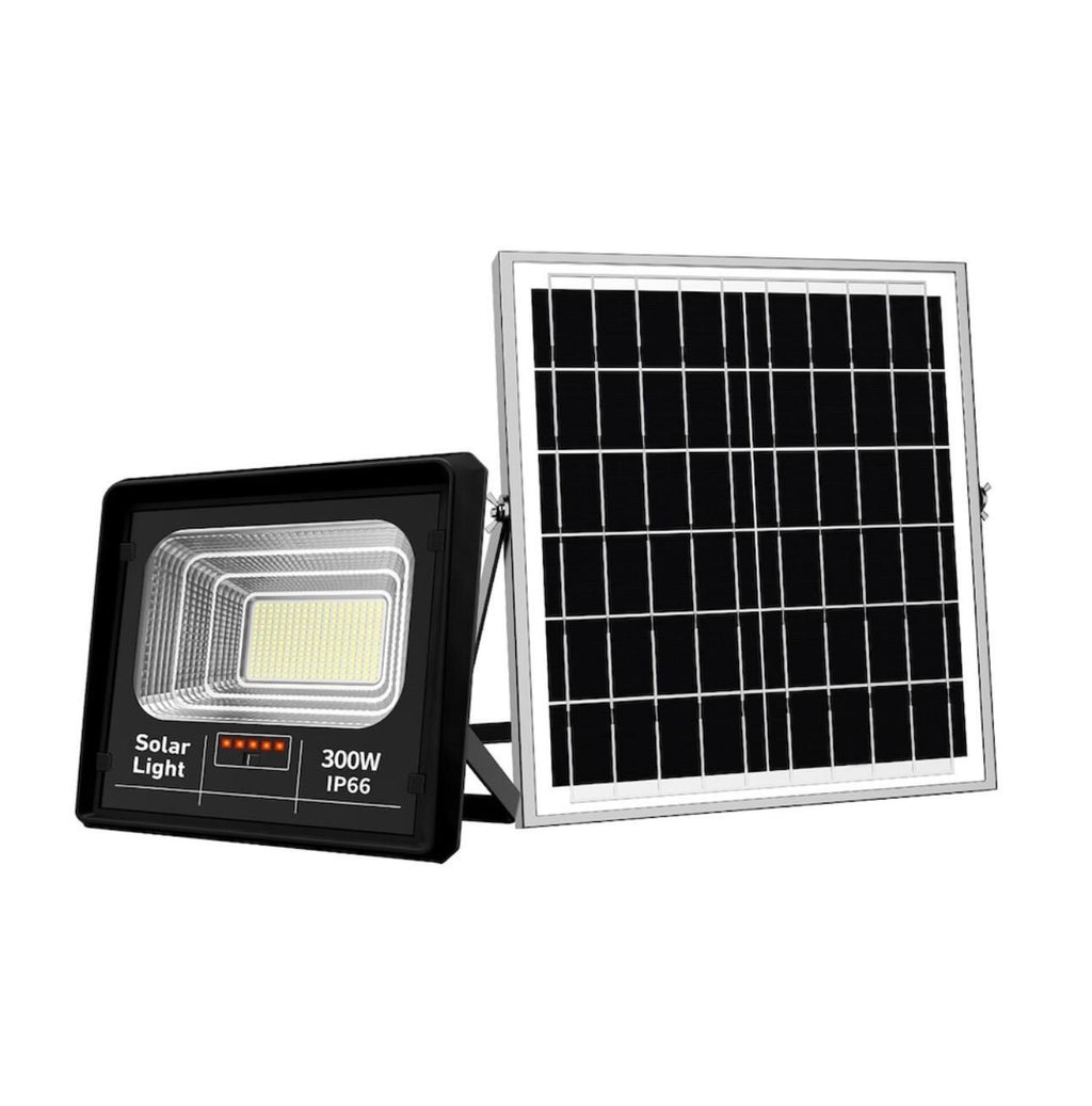 Proiector 300W cu Panou Solar Jortan