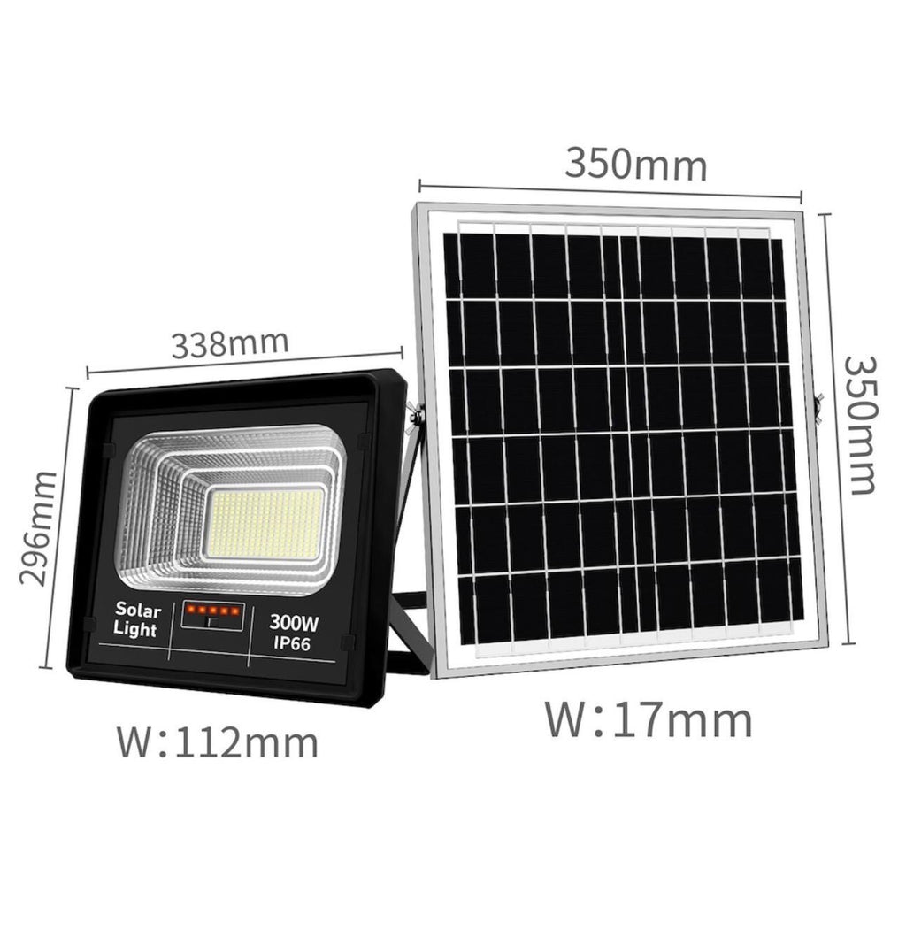 Proiector 300W cu Panou Solar Jortan